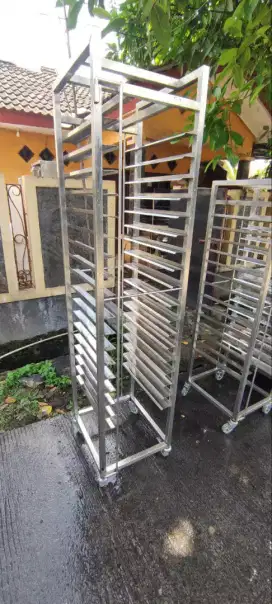 Troli tray stainless uk 41 x 46 x 180