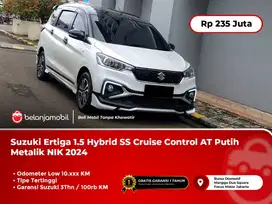 [LOW KM] Suzuki Ertiga 1.5 Hybrid SS Cruise Control AT Putih 2024 2025