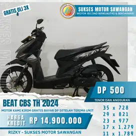 TERIMA TT CASH DAN KREDIT HONDA BEAT CBS TH 2024