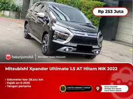 [ LOW KM ] Mitsubishi Xpander Ultimate 1.5 AT Hitam 2022/2023
