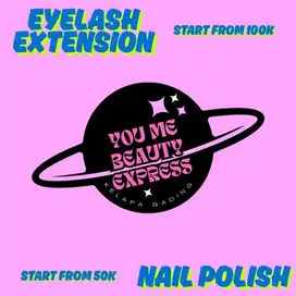 Eyelash Extension dan Nail gel polish home service