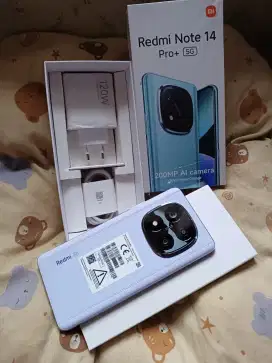 Redmi note 14 pro+ 5G 12/512 fullset like new. Tt atau jual.