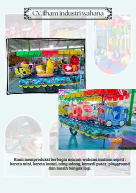 odong odong kereta panggung full fiber murah berkualitas