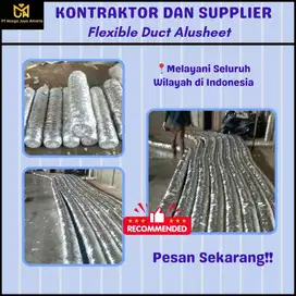 ️Fleksible Duct Alusheet di Semarang - Ringan & Tahan Korosi