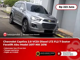 [LOW KM] Chevrolet Captiva 2.0 VCDI Diesel LTZ FL2 7Seater Abu 2016