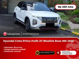 [ PANORAMIC ] Hyundai Creta Prime Putih AT Sunroof 2022/2023