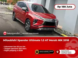 [ LOW KM ] Mitsubishi Xpander Ultimate 1.5 AT Merah 2018/2019