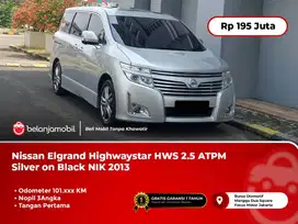 [ BONUS NOPOL 3 ANGKA ] Nissan Elgrand HWS 2.5 ATPM Silver 2013/2014