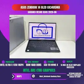 ASUS ZENBOOK 14 OLED UX3405MA 3K INTEL ULTRA 5 125H RAM 16GB SSD 1TB