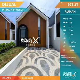 Dijual Rumah Baru Super Cantik di Greenland Tidar Malang