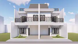 Dijual Rumah Clasik Eropa 2,5lt dekat tol, LRT CIBUBUR