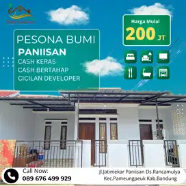 rumah minimalis lokasi strategis di kab bandung cicilan 4 tahun flat