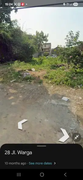 Dijual tanah di Jl. Warga, Ulujami