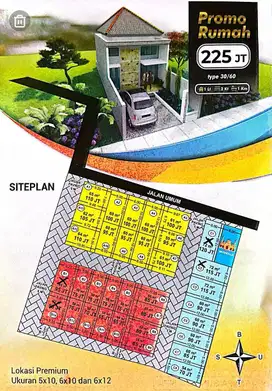 KAVLING PRIBADI DAN RUMAH EXOTIC LOKASI STRATEGIS FREE SHM SPLIT