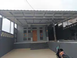 Rumah murah, luas pinggir jalan desa, dekat gerbang tol