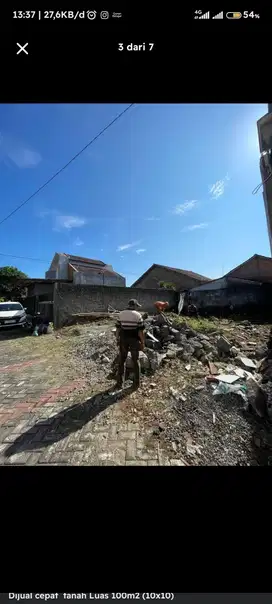 Dijual tanah deket kampus UNEJ, dijalan tidar.