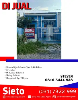 Dijual Rumah Graha Citra Bukit Palma