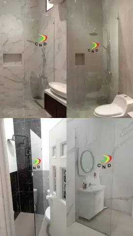 PEMBATAS KACA KAMAR MANDI