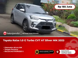 [ TANGAN PERTAMA ] Toyota Raize 1.0 G Turbo CVT Silver NIK 2023/2024