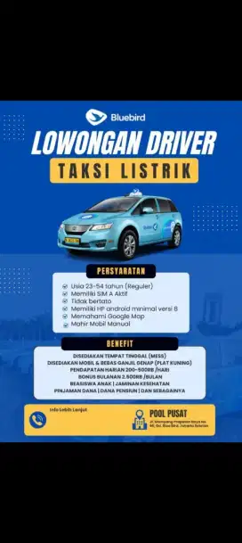 Driver Bluebird pool warung buncit