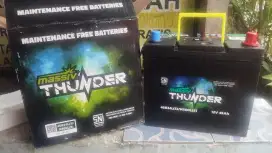 Accu Aki mobil baru ns60LS merk thunder hrv wuling innova (yuasa grup)