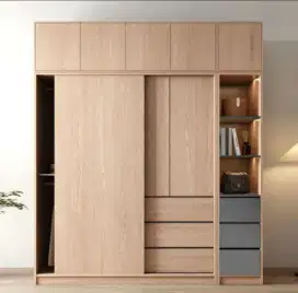 Jasa pembuatan interior design kabinet penyimpanan pakaian kece bagus!