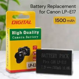 Baterai Kamera Battery Pack Replacement for Canon LP-E17 1500mAh