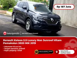 [PAJAK PANJANG] Renault Koleos 2.5 Luxury Non Sunroof Hitam 2019/2020