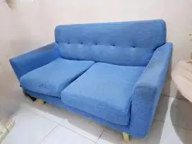 Dekoruma Hara Sofa 2 Dudukan Biru