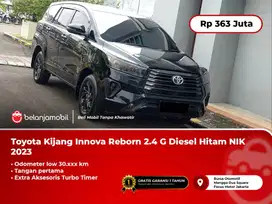 [ TANGAN PERTAMA ] Toyota Kijang Innova Reborn 2.4 G Diesel Hitam 2023