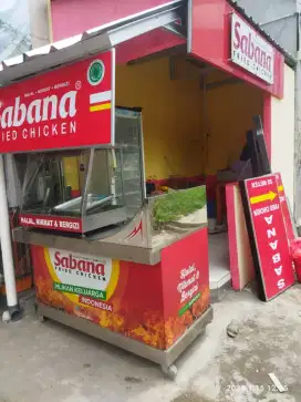 Gerobak dan Perlengkapan Sabana Fried Chicken