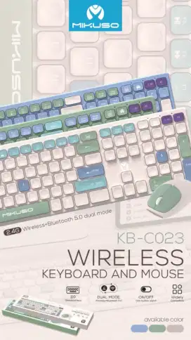 Keyboard mikuso wireless bluetooth