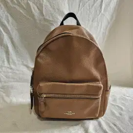 Coach Medium Charlie Backpack - Light Saddle Bag