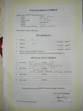 Mencari pekerjaan driver SIM A