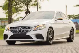 Mercedes Benz C300 AMG Facelift 2019 White c200 e300 e250 320i x1