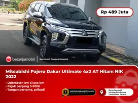 [ LOW KM ] Mitsubishi Pajero Dakar Ultimate 4x2 AT Hitam 2022/2023