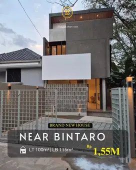 Dijual Rumah Baru Area Bintaro, Ciputat, Tangerang Selatan Rumah Baru