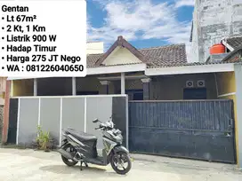 Jual Rumah Perumahan Area Gentan Habis Renov, dekat Laweyan, Purwosari