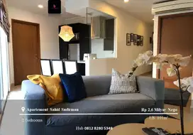 Dijual Apartement Sahid Sudirman 2 Bedrooms Full Furnished