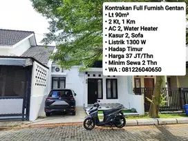 Sewa Rumah Area Gentan Minim 2 Tahun Full Furnish Siap Pakai
