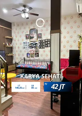 Disewa Rumah Daerah Karya Amir Hamzah Medan Jalan Karya Siap Huni