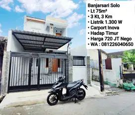Jual Rumah Baru 2 Lantai Area SOLO KOTA, dekat Manahan, Sumber