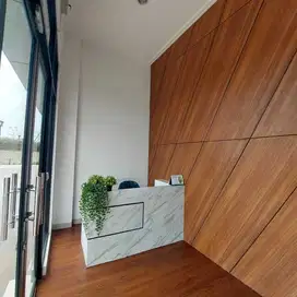 Disewa ruko 3 lantai 2 muka dengan view danau bagus full furnished
