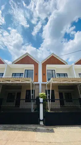 DIJUAL RUMAH JATIASIH SIAP HUNI SCANDINAVIAN SHM DEKAT TOL BEBAS BANJI