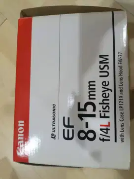 Canon 8 15 mm like new fulset