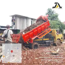 PUING/TANAH URUGAN DUM TRUK HIDROLIK