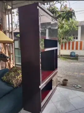 [DIJUAL] lemari bufet buku kayu jati