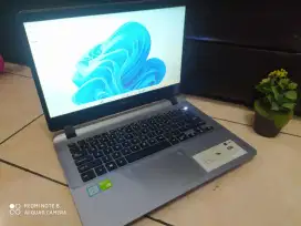 Laptop high ASUS VIVOBOOK X407U/CORE I7 GEN8 SSD512+RAM16/NVIDIA MX130