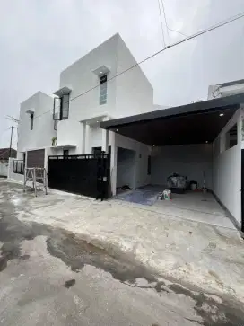 RUMAH KUBUS MILENIAL UNIK DAN ESTETIC DENGAN MEZANIN 2 LANTAI