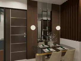Jasa interior design lemari modern